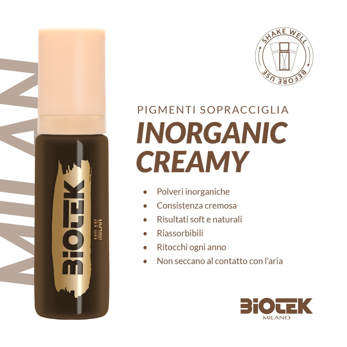 Colore Sopracciglia Milan - Inorganic Creamy Eyebrow line