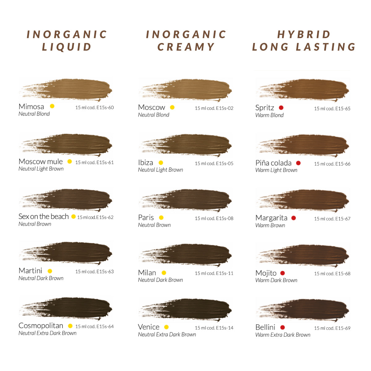 Colore Sopracciglia Moscow - Inorganic Creamy Eyebrow line
